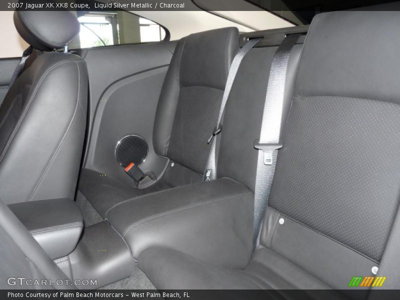 Liquid Silver Metallic / Charcoal 2007 Jaguar XK XK8 Coupe