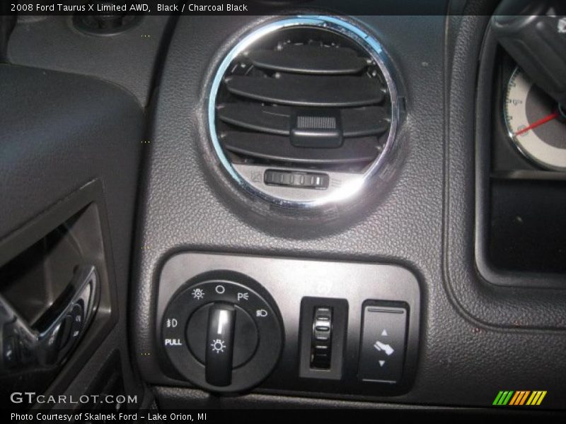Black / Charcoal Black 2008 Ford Taurus X Limited AWD