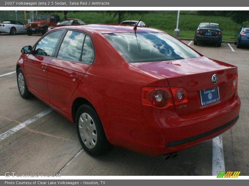Salsa Red / Anthracite 2007 Volkswagen Jetta 2.5 Sedan