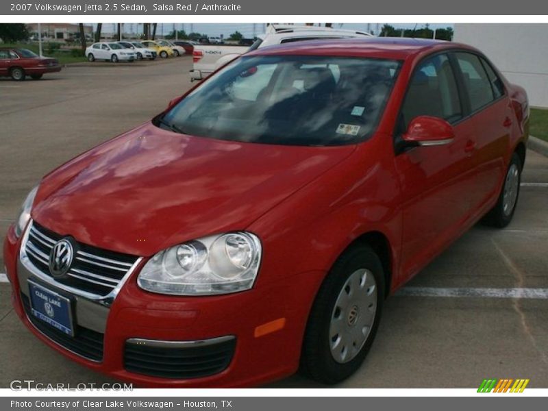 Salsa Red / Anthracite 2007 Volkswagen Jetta 2.5 Sedan