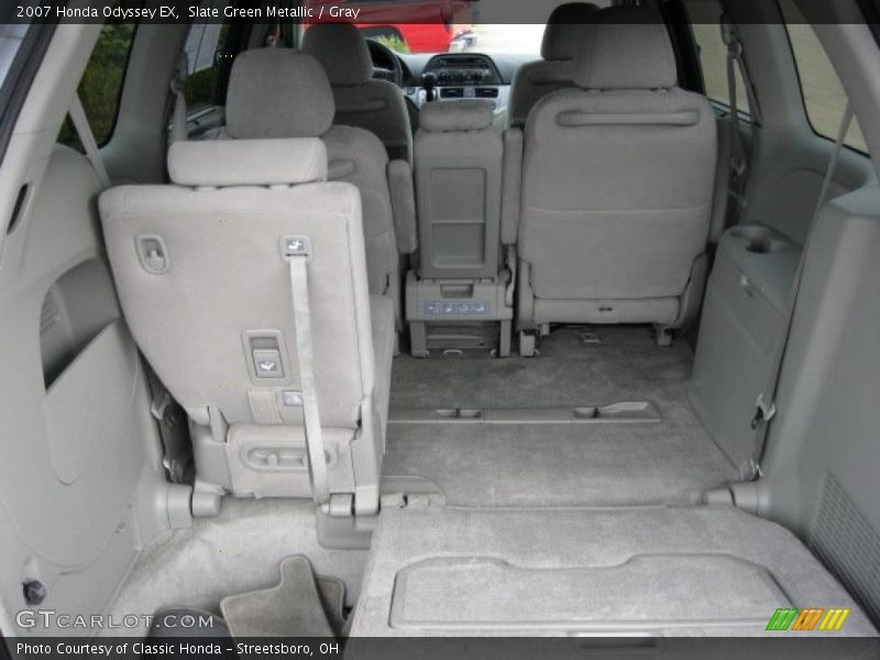 Slate Green Metallic / Gray 2007 Honda Odyssey EX