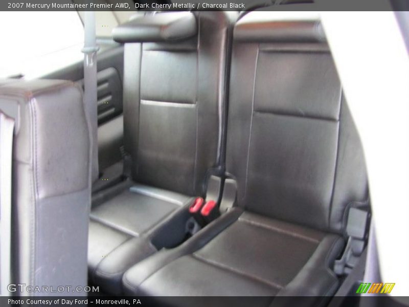 Dark Cherry Metallic / Charcoal Black 2007 Mercury Mountaineer Premier AWD