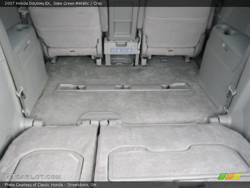 Slate Green Metallic / Gray 2007 Honda Odyssey EX