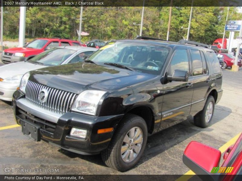 Black / Charcoal Black 2007 Mercury Mountaineer AWD
