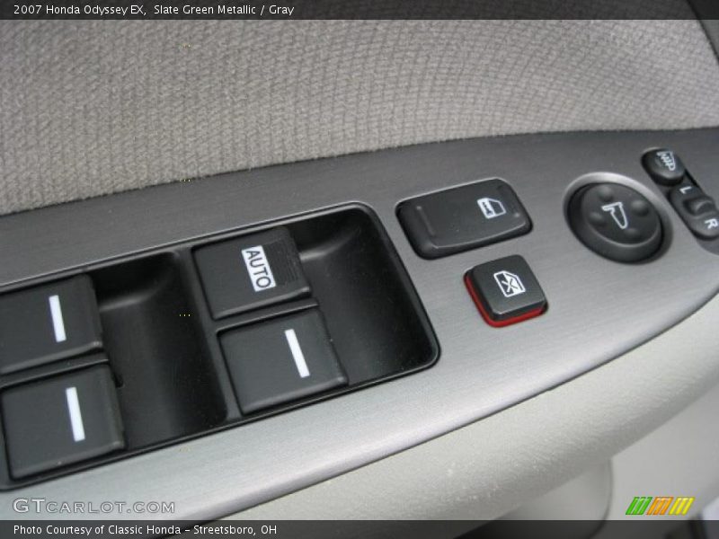 Slate Green Metallic / Gray 2007 Honda Odyssey EX