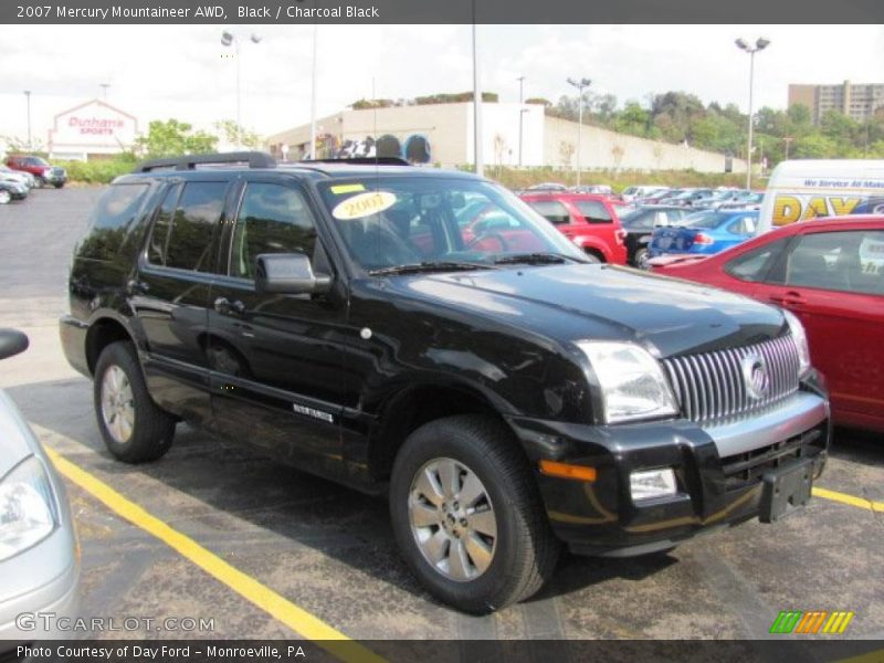 Black / Charcoal Black 2007 Mercury Mountaineer AWD