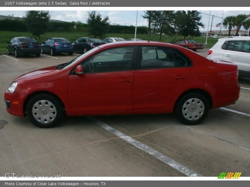 Salsa Red / Anthracite 2007 Volkswagen Jetta 2.5 Sedan