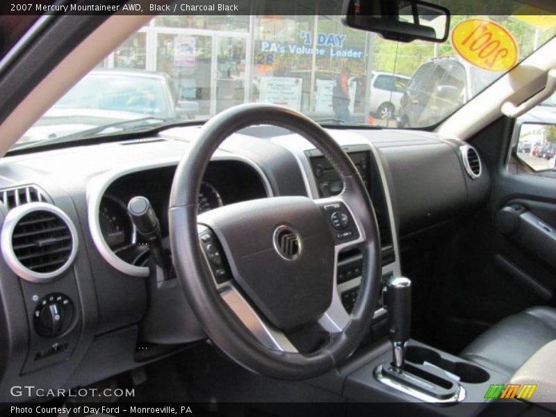 Black / Charcoal Black 2007 Mercury Mountaineer AWD