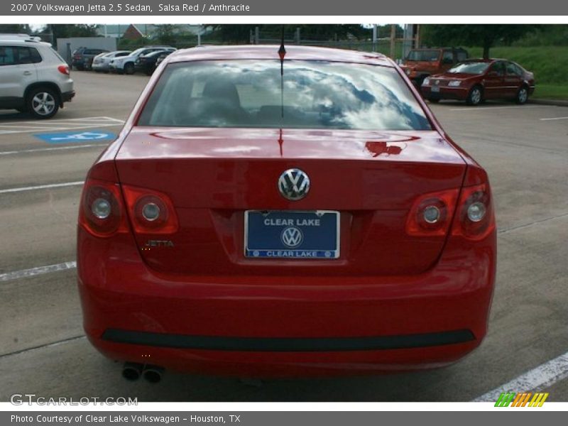 Salsa Red / Anthracite 2007 Volkswagen Jetta 2.5 Sedan
