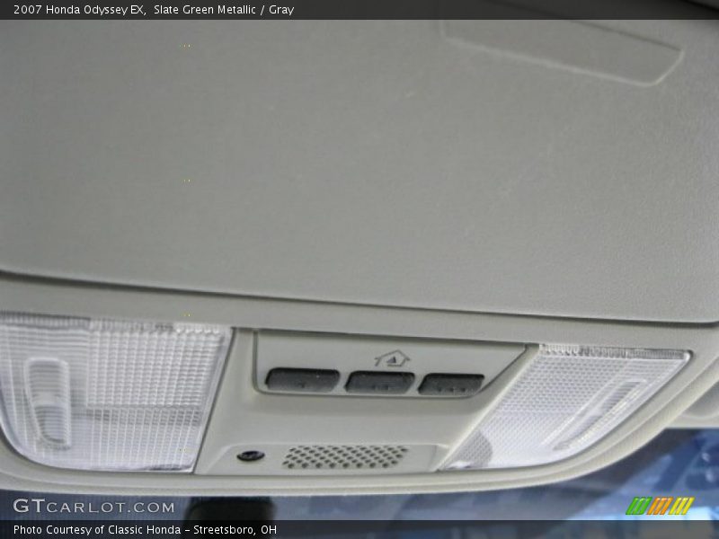 Slate Green Metallic / Gray 2007 Honda Odyssey EX