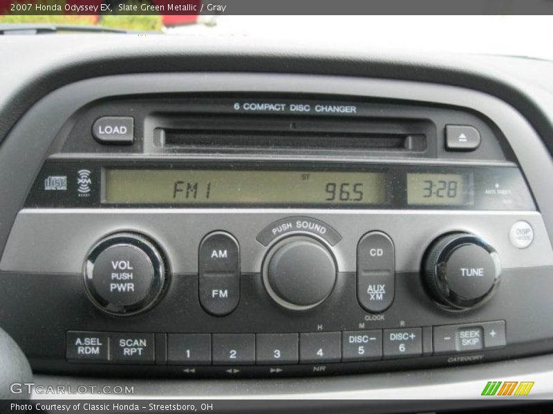 Slate Green Metallic / Gray 2007 Honda Odyssey EX