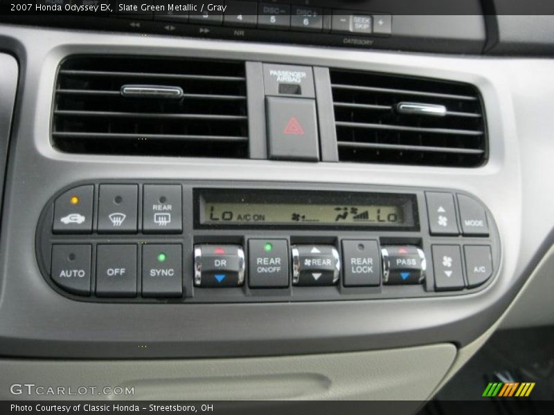Slate Green Metallic / Gray 2007 Honda Odyssey EX