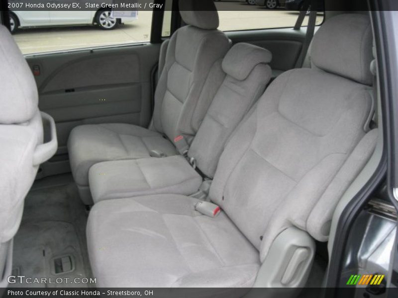 Slate Green Metallic / Gray 2007 Honda Odyssey EX