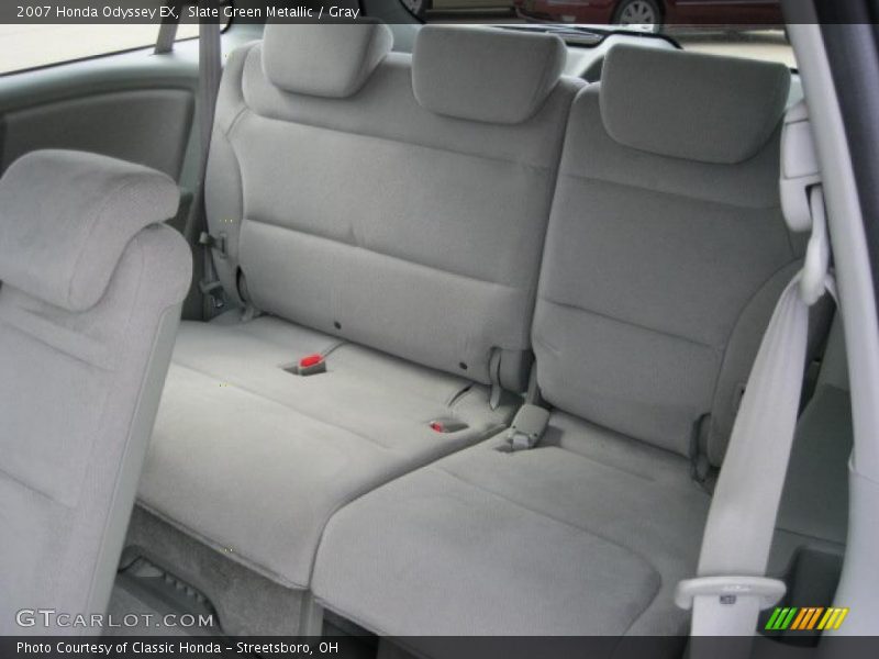 Slate Green Metallic / Gray 2007 Honda Odyssey EX