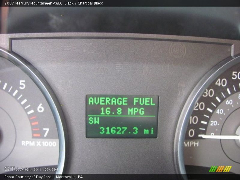 Black / Charcoal Black 2007 Mercury Mountaineer AWD