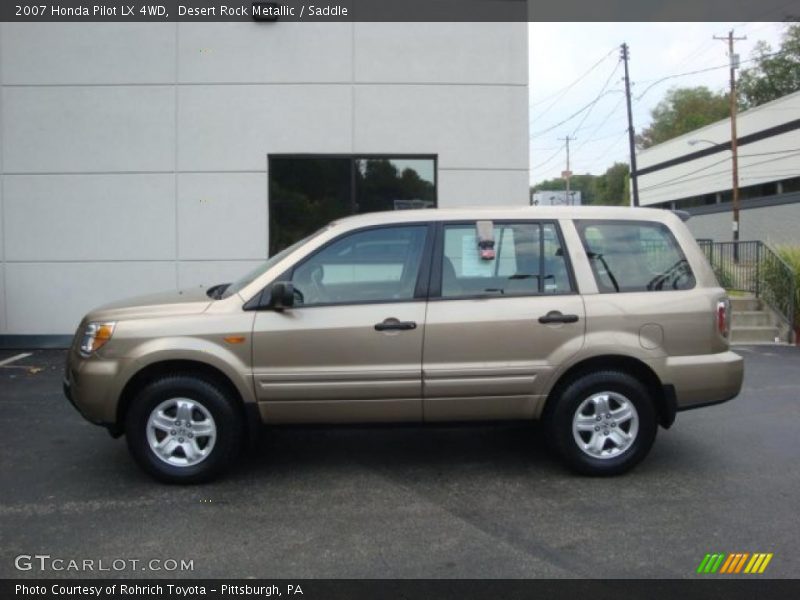 Desert Rock Metallic / Saddle 2007 Honda Pilot LX 4WD