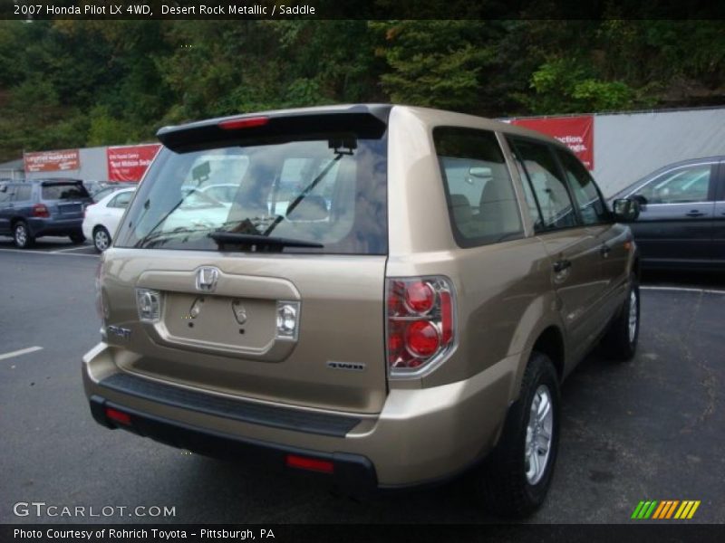 Desert Rock Metallic / Saddle 2007 Honda Pilot LX 4WD