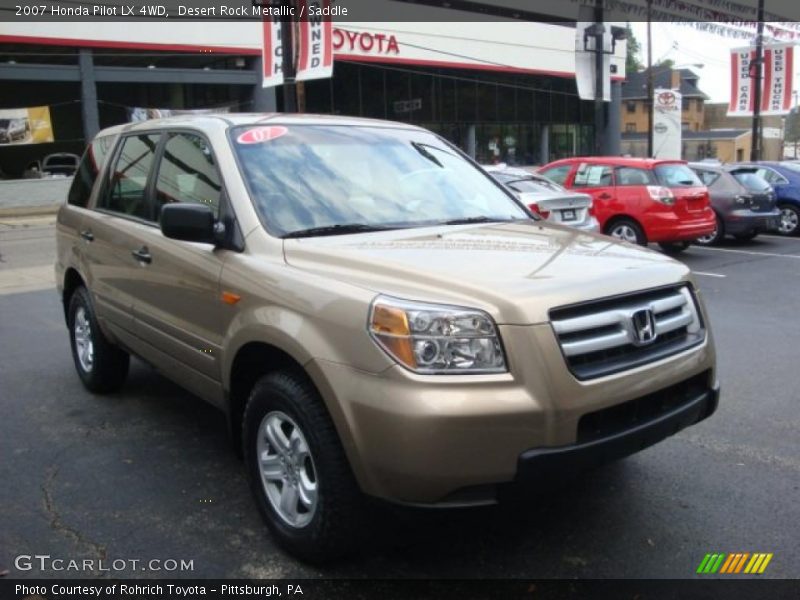 Desert Rock Metallic / Saddle 2007 Honda Pilot LX 4WD