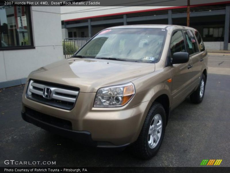 Desert Rock Metallic / Saddle 2007 Honda Pilot LX 4WD