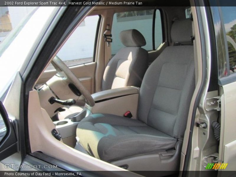 Harvest Gold Metallic / Medium Prairie Tan 2002 Ford Explorer Sport Trac 4x4