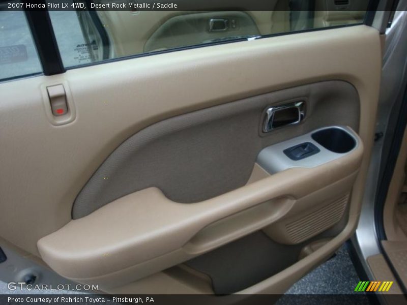 Desert Rock Metallic / Saddle 2007 Honda Pilot LX 4WD