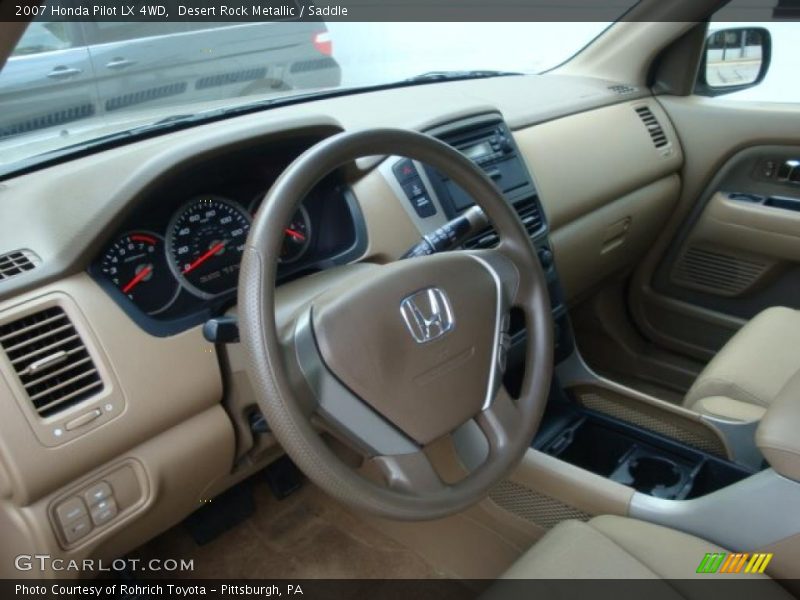 Desert Rock Metallic / Saddle 2007 Honda Pilot LX 4WD