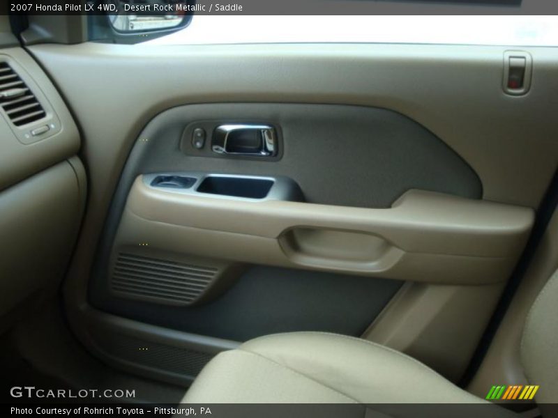 Desert Rock Metallic / Saddle 2007 Honda Pilot LX 4WD