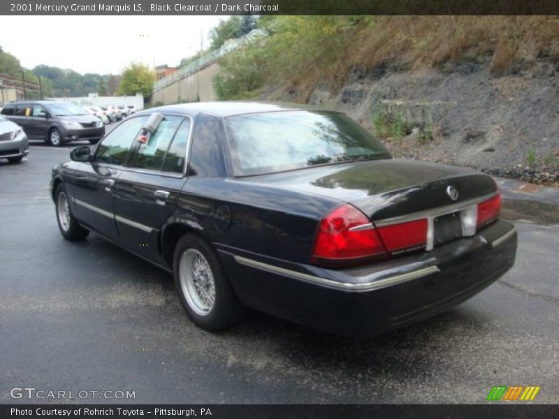 Black Clearcoat / Dark Charcoal 2001 Mercury Grand Marquis LS