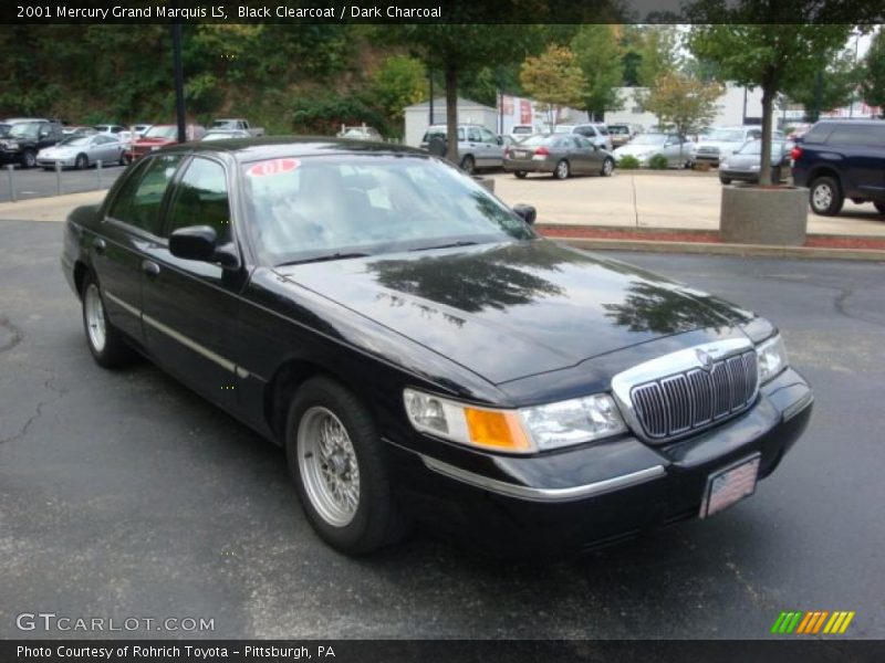 Black Clearcoat / Dark Charcoal 2001 Mercury Grand Marquis LS
