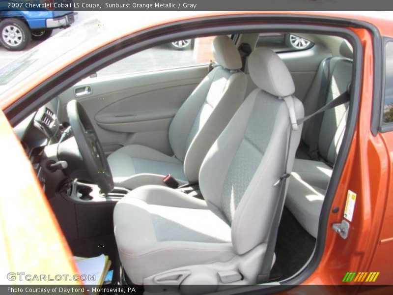 Sunburst Orange Metallic / Gray 2007 Chevrolet Cobalt LS Coupe