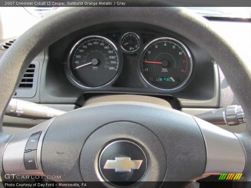 Sunburst Orange Metallic / Gray 2007 Chevrolet Cobalt LS Coupe