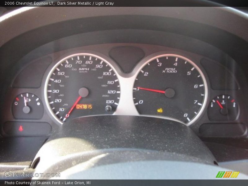 Dark Silver Metallic / Light Gray 2006 Chevrolet Equinox LT