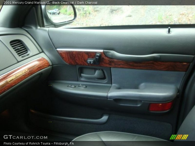Black Clearcoat / Dark Charcoal 2001 Mercury Grand Marquis LS