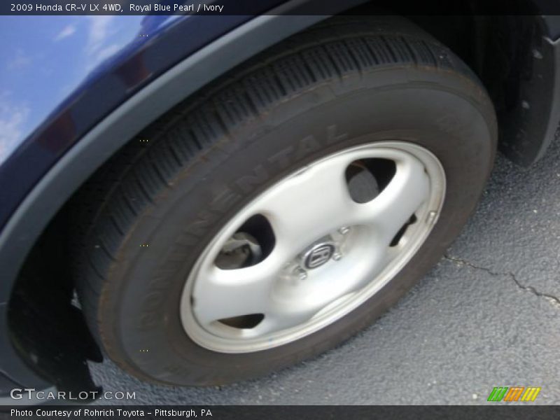 Royal Blue Pearl / Ivory 2009 Honda CR-V LX 4WD