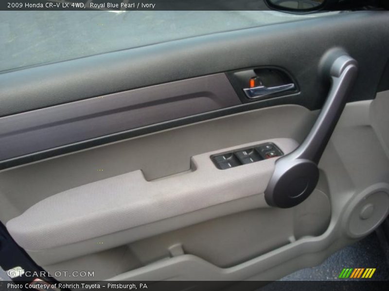 Royal Blue Pearl / Ivory 2009 Honda CR-V LX 4WD