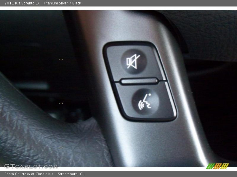 Titanium Silver / Black 2011 Kia Sorento LX