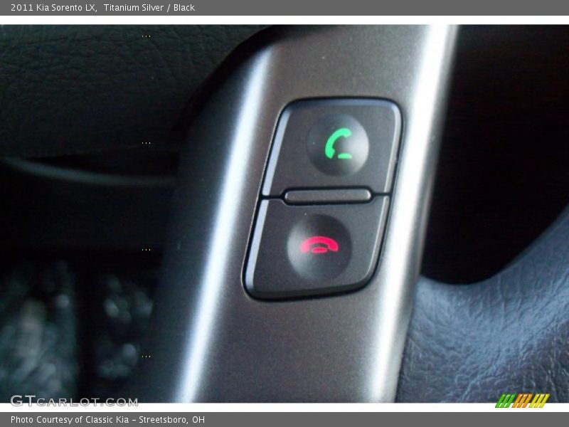 Titanium Silver / Black 2011 Kia Sorento LX