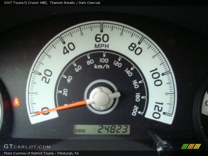 Titanium Metallic / Dark Charcoal 2007 Toyota FJ Cruiser 4WD