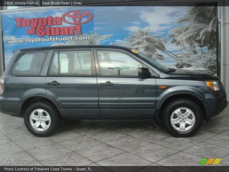 Sage Brush Pearl / Gray 2006 Honda Pilot LX