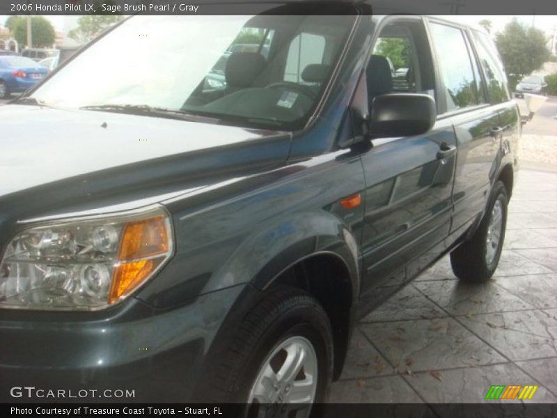 Sage Brush Pearl / Gray 2006 Honda Pilot LX