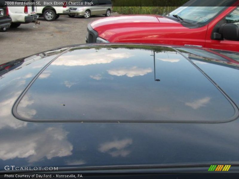 Black Ebony / Charcoal Black 2008 Ford Fusion SE