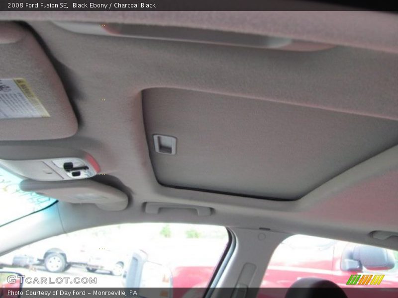 Black Ebony / Charcoal Black 2008 Ford Fusion SE