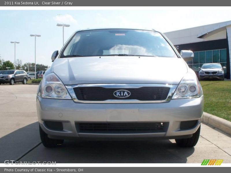 Clear Silver / Gray 2011 Kia Sedona LX