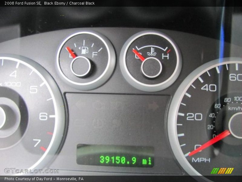 Black Ebony / Charcoal Black 2008 Ford Fusion SE