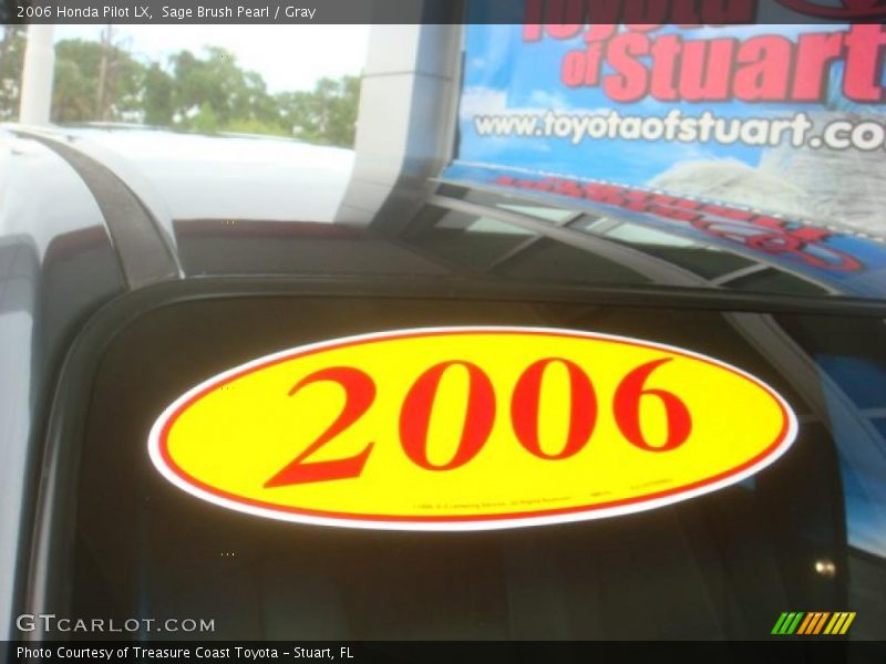 Sage Brush Pearl / Gray 2006 Honda Pilot LX