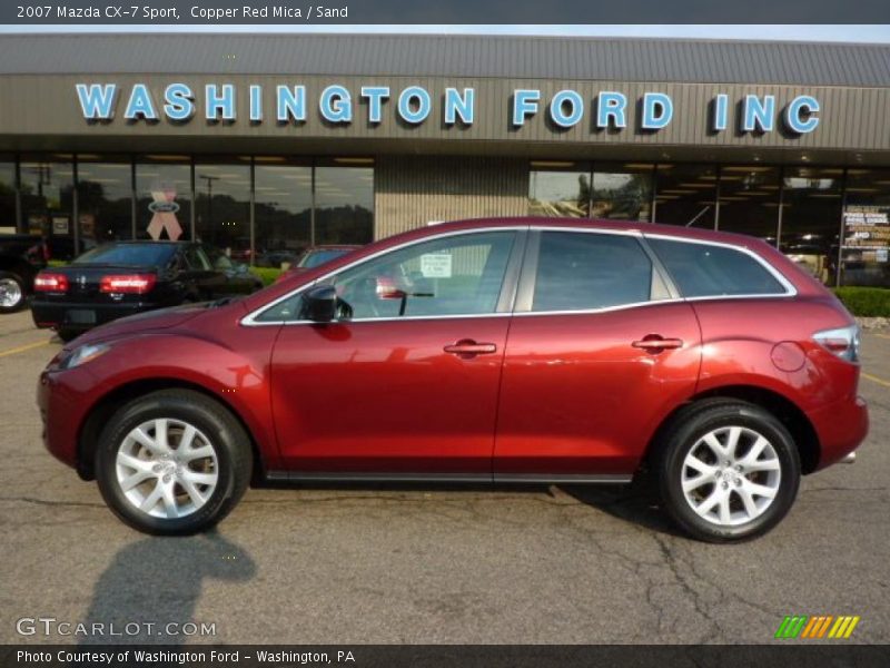 Copper Red Mica / Sand 2007 Mazda CX-7 Sport