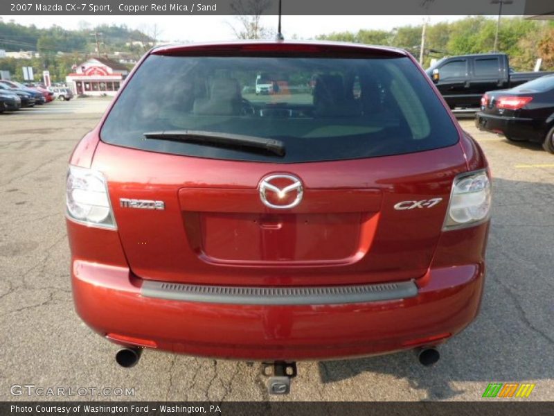 Copper Red Mica / Sand 2007 Mazda CX-7 Sport