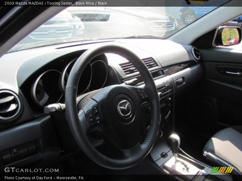 Black Mica / Black 2009 Mazda MAZDA3 i Touring Sedan