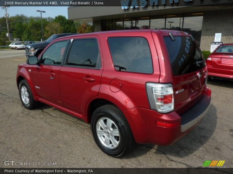 Vivid Red Metallic / Stone 2008 Mercury Mariner V6 4WD