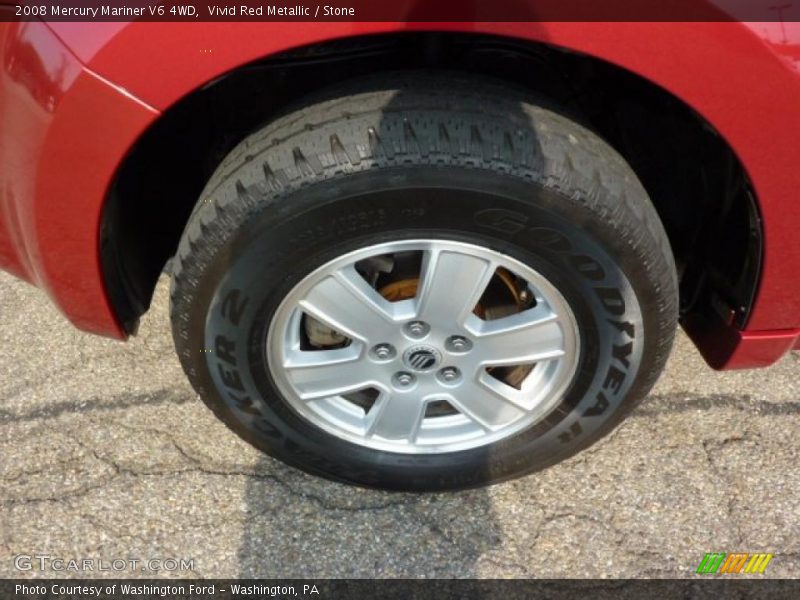 Vivid Red Metallic / Stone 2008 Mercury Mariner V6 4WD